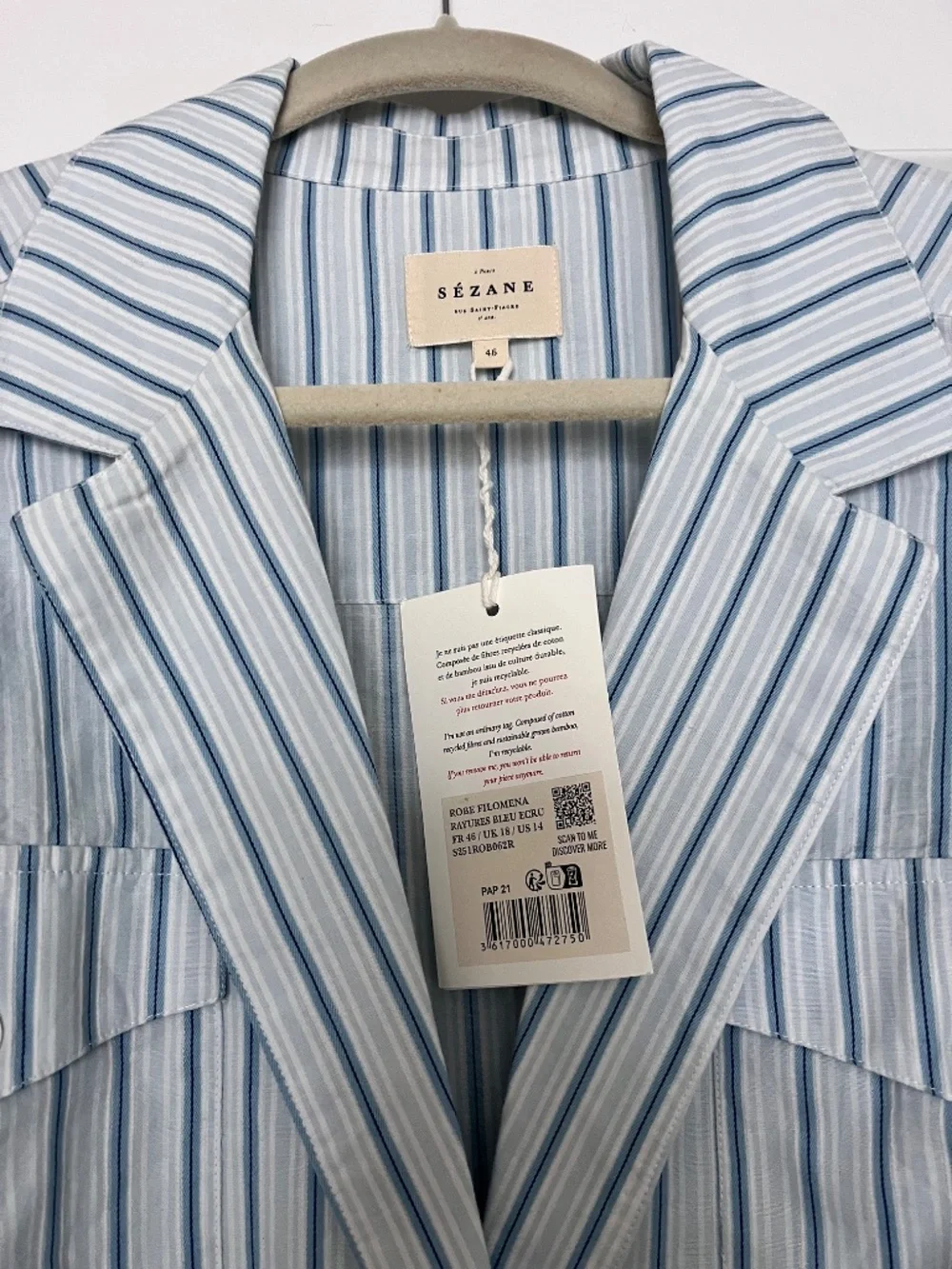 Sezane wrap dress